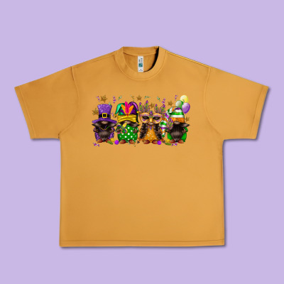 Mardi Gras Afro Gnomies Urban Heavy Tee Designed By Fadigitalartstudio