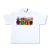 White Mardi Gras afro gnomies Urban Heavy Tee - FaDigitalArtStudio