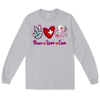 Moon Dust Peace Love Cna Long Sleeve Tee - RanaPortraitStore