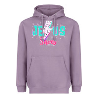 Lavender jesus saves Heavyweight Hoodie - JahusDesignShop