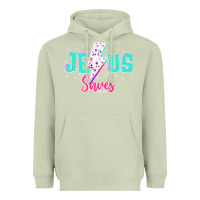 Matcha jesus saves Heavyweight Hoodie - JahusDesignShop