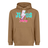 Toasted Coconut jesus saves Heavyweight Hoodie - JahusDesignShop