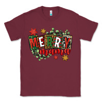Burgundy merry mama Classic Tee - CowGirlArtShop