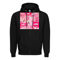 Black breast cancer awareness pink Zipper Hoodie - AdoDesignShop