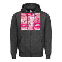 Charcoal Heather breast cancer awareness pink Zipper Hoodie - AdoDesignShop