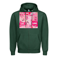 Sports Green breast cancer awareness pink Zipper Hoodie - AdoDesignShop