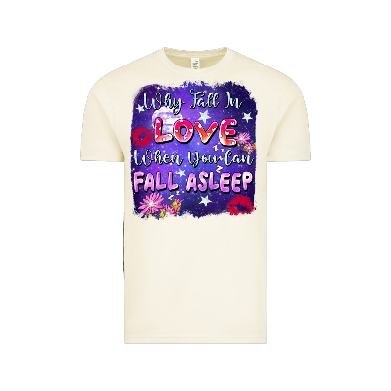 Why Fall In Love When You Can Fall Asleep Vintage Tee by FaDigitalArtStudio | Teevron