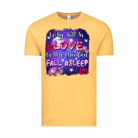 Vintage Mustard Why fall in love when you can fall asleep Vintage Tee - FaDigitalArtStudio