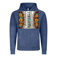Vintage Denim baseball with sunflower and gemstone tumbler Vintage Hoodie - BundleAndBundleShop