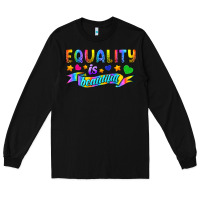Black Equality Is Beautiful Long Sleeve Tee - BundleAndBundleShop