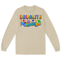 Mushroom Equality Is Beautiful Long Sleeve Tee - BundleAndBundleShop