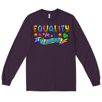 Plum Equality Is Beautiful Long Sleeve Tee - BundleAndBundleShop