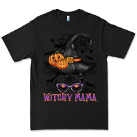 Black witchy mama messy bun Premium Tee - CowGirlArtShop