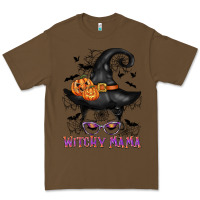Cacao witchy mama messy bun Premium Tee - CowGirlArtShop