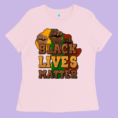 Black Lives Matter Ladies Tee Designed By Howdyjamesfarm