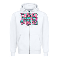 White cancer pick up the wrong girl Zipper Hoodie - AdoDesignShop