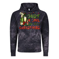 Cloud Black just a girl who loves christmas Vintage Hoodie - BundleAndBundleShop