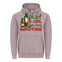 Vintage Zinc just a girl who loves christmas Vintage Hoodie - BundleAndBundleShop