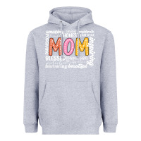 Heather Grey mom Heavyweight Hoodie - JahusDesignShop