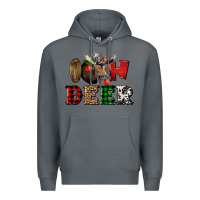 Rock oh deer christmas Premium Hoodie - LillyAllenDesigns