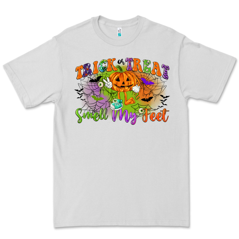 Trick Or Treat Smell My Feet Premium Tee by CowGirlArtShop | Teevron