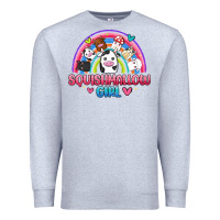 Heather Grey squishmallow girl Premium Sweatshirt - JahusDesignShop