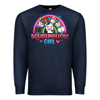 Navy squishmallow girl Premium Sweatshirt - JahusDesignShop