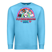 Ocean Blue squishmallow girl Premium Sweatshirt - JahusDesignShop
