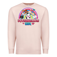 Pale Pink squishmallow girl Premium Sweatshirt - JahusDesignShop