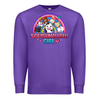 Purple squishmallow girl Premium Sweatshirt - JahusDesignShop