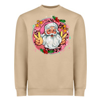 Mushroom merry christmas peace santa Heavyweight Sweatshirt - AdoDesignShop