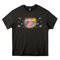 Asphalt summer vibes with birds Heavy Core Tee - TumblerDesignByShophia