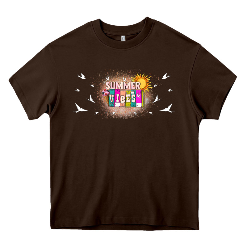 Summer Vibes With Birds Heavy Core Tee by TumblerDesignByShophia | Teevron