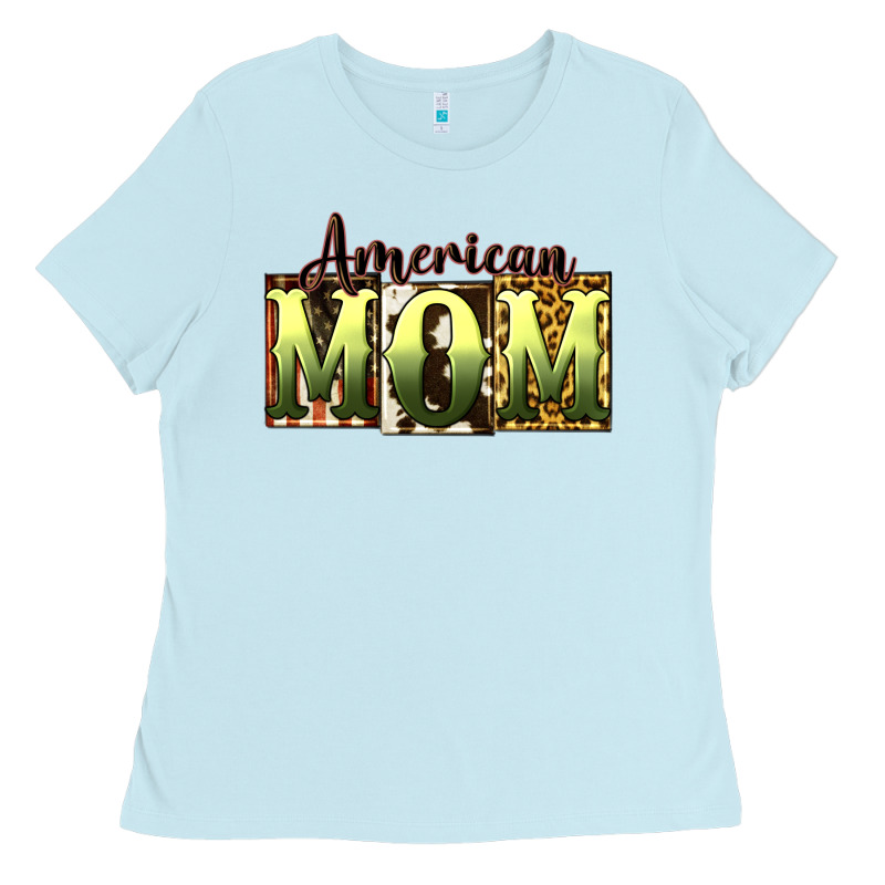 American Mom Mother's Day Ladies Tee by CowGirlArtShop | Teevron