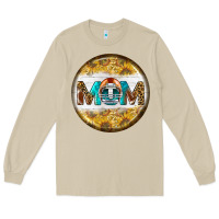 Mushroom american football round earrings Long Sleeve Tee - BundleAndBundleShop