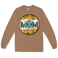 Toasted Coconut american football round earrings Long Sleeve Tee - BundleAndBundleShop