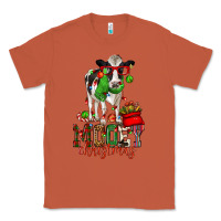 Copper mooey christmas holstein cow Classic Tee - CowGirlArtShop