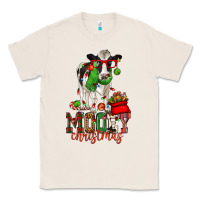 Natural mooey christmas holstein cow Classic Tee - CowGirlArtShop