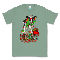 Sage mooey christmas holstein cow Classic Tee - CowGirlArtShop