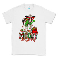 White mooey christmas holstein cow Classic Tee - CowGirlArtShop
