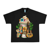Black Mexican Hot Coffee Cup Urban Heavy Tee - FaDigitalArtStudio