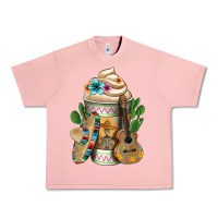 Salmon Mexican Hot Coffee Cup Urban Heavy Tee - FaDigitalArtStudio