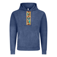 Vintage Denim american football with leopard pen wraps Vintage Hoodie - BundleAndBundleShop