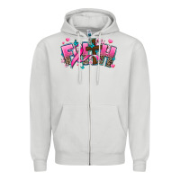 Dove Grey cancer faith cross Zipper Hoodie - AdoDesignShop