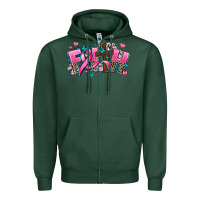 Sports Green cancer faith cross Zipper Hoodie - AdoDesignShop
