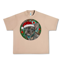 Burro Frenchie Christmas Urban Heavy Tee - RanaPortraitStore