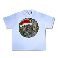 Grape Ice Frenchie Christmas Urban Heavy Tee - RanaPortraitStore