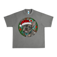 Tornado Frenchie Christmas Urban Heavy Tee - RanaPortraitStore
