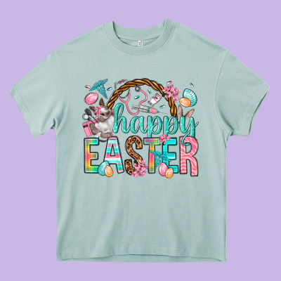 Happy Easter Nurse Easter Day Heavy Core Tee Designed By Howdyjamesfarm