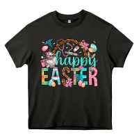 Asphalt Happy Easter Nurse Easter Day Heavy Core Tee - HowdyJamesFarm